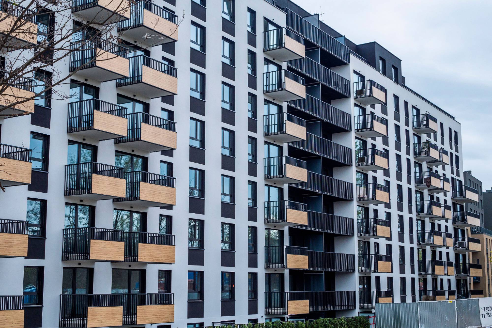 A modern apartment building under body corporate management